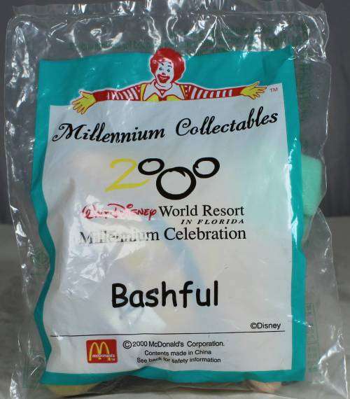 McDONALD`S MILLENNIUM COLLECTABLES(2000) GRUMPY, DOC, SLEEPY, DOPEY, SNEEZY, BASHFULL &HAPPY