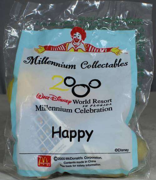 McDONALD`S MILLENNIUM COLLECTABLES(2000) GRUMPY, DOC, SLEEPY, DOPEY, SNEEZY, BASHFULL &HAPPY