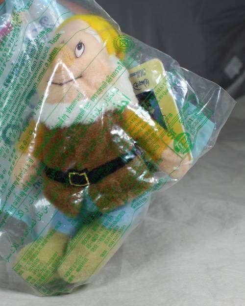 McDONALD`S MILLENNIUM COLLECTABLES(2000) GRUMPY, DOC, SLEEPY, DOPEY, SNEEZY, BASHFULL &HAPPY