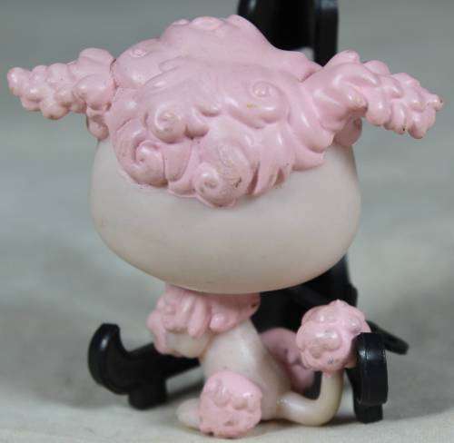 LITTLEST PET SHOP AUTHENTIC RANGE WITH A RED MAGNET(HASBRO 2004)RARE POODLE #48(SO CUTE)BID NOW!