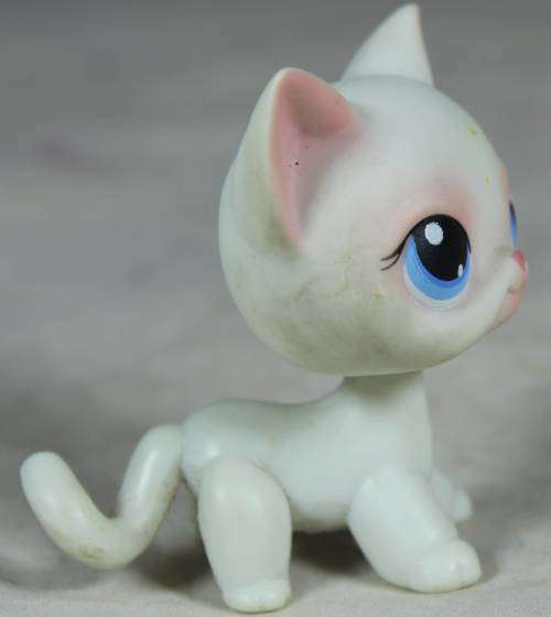 LITTLEST PET SHOP AUTHENTIC RANGE WITH A RED MAGNET(HASBRO 2004)SHORT HAIR CAT#64(SO CUTE)BID NOW!
