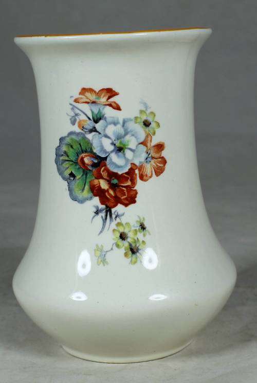 BURLEIGHWARE SMALL VASE (1851 BURSLEM ENGLAND)