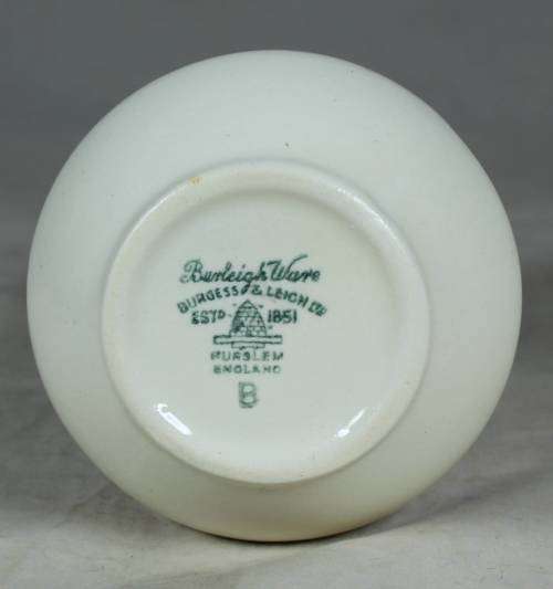 BURLEIGHWARE SMALL VASE (1851 BURSLEM ENGLAND)