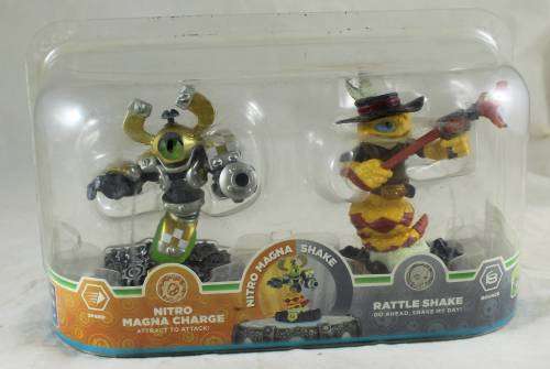 Skylanders Duo Pack - Nitro Magna Charge & Rattle Snake - Bid now!!