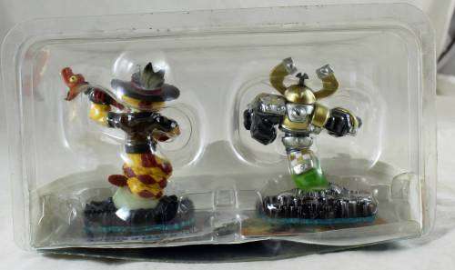 Skylanders Duo Pack - Nitro Magna Charge & Rattle Snake - Bid now!!