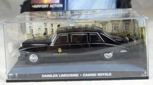 JAMES BOND 007 WITH MAGAZINE UNIVERSAL HOBBIES-DAIMLER LIMOUSINE(CASINO ROYALE#49)