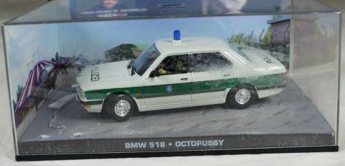 JAMES BOND 007 WITH MAGAZINE UNIVERSAL HOBBIES-BMW518 (OCTOPUSSY#66)BID NOW!
