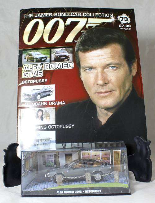 JAMES BOND 007 WITH MAGAZINE UNIVERSAL HOBBIES-ALFA ROMEO (OCTOPUSSY#73)BID NOW!!