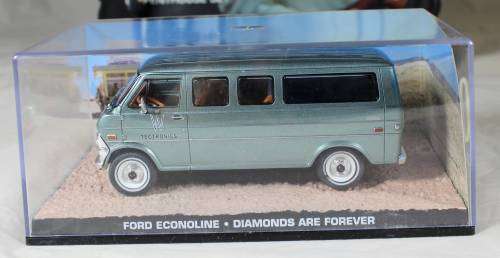 JAMES BOND 007 WITH MAGAZINE UNIVERSAL HOBBIES-FORD ECONOLINE(DIAMONDS ARE FOREVER#108)