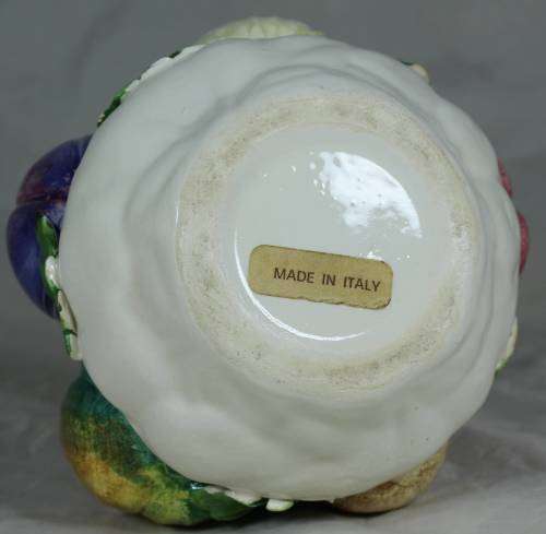 Porcelain vegetable center piece made in Italy