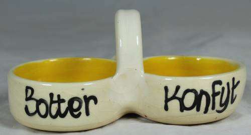 Butter and jam holder