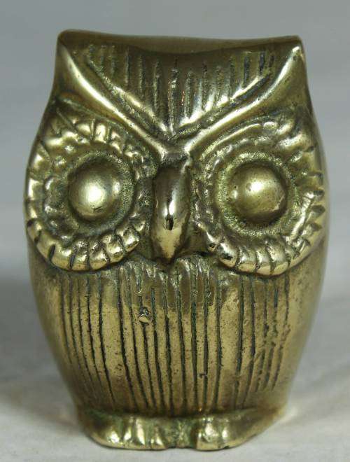 MEDIUM BRASS OWL (STUNNING) BID NOW!!!!!