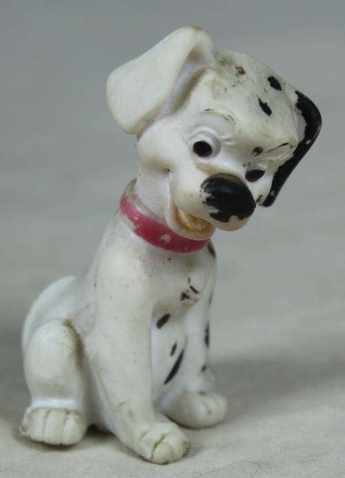 Miniature plastic dalmatian