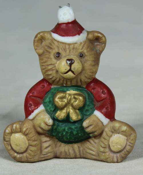 MINIATURE CHRISTMAS BEAR (LOVELY) BID NOW!!!