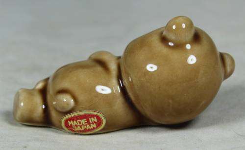 MINIATURE BEAR LYING DOWN (ADORABLE) BID NOW!!!