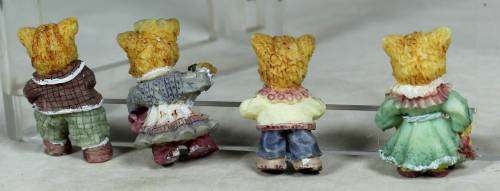 MINIATURE SET OF SMALL BEARS (ADORABLE) BID NOW!!!