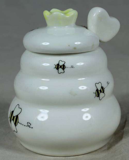 HONEY POT WITH LADEL(LOVELY)-BID NOW!!