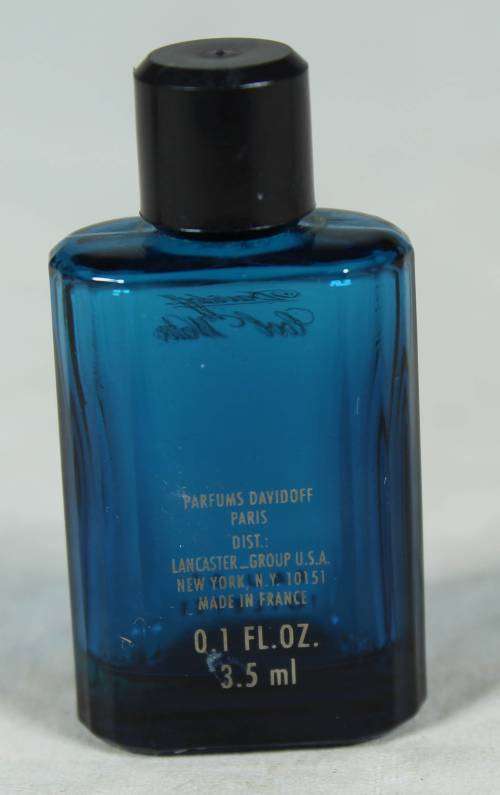 MINIATURE EMPTY DAVIDOFF EAU DE TOILETTE  PERFUME BOTTLE (BEAUTIFUL) BID NOW!!