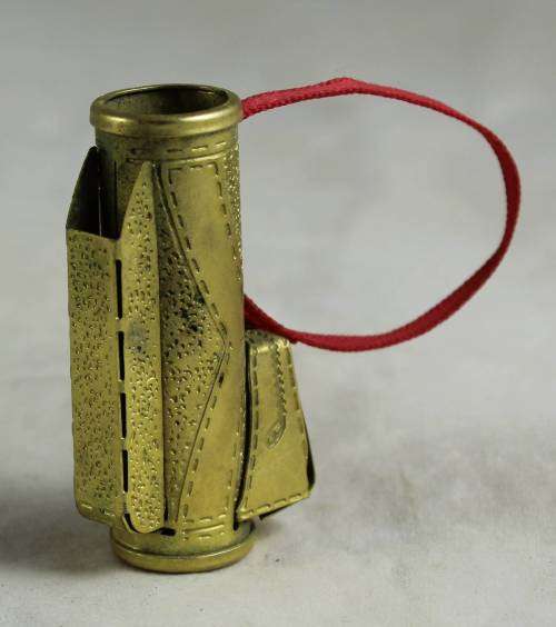 MINIATURE BRASS TINDER BOX-BID NOW!!