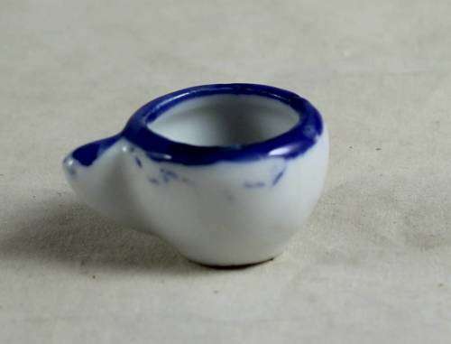 MINIATURE BLUE AND WHITE CUP(LOVELY)BID NOW!!