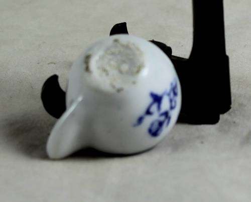 MINIATURE BLUE AND WHITE CUP(LOVELY)BID NOW!!