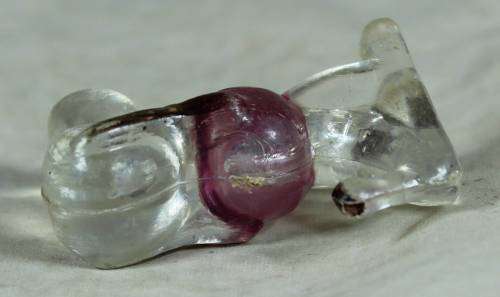 CLEAR PLASTIC POODLE(LOVELY) BID NOW!!!