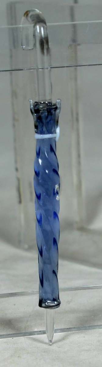 LOVELY MINIATURE GLASS UMBRELLA -BID NOW!!