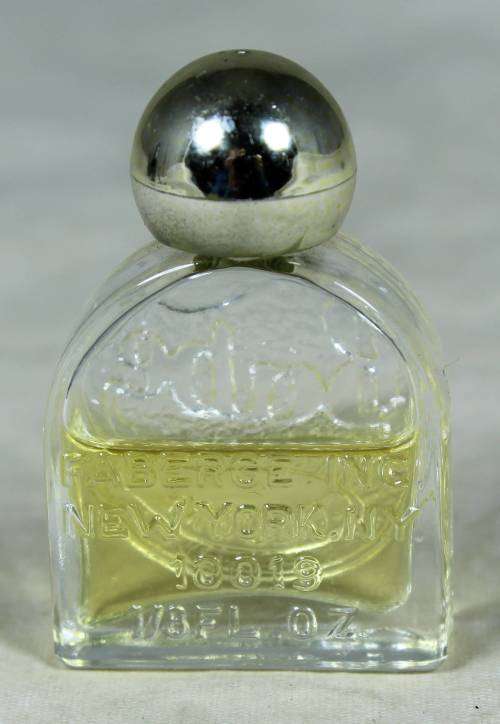 HALF FULL BOTTLE OF VINTAGE FAGERGE BABE COLOGNE 8/1OZ(BEAUTIFUL) BID NOW!!