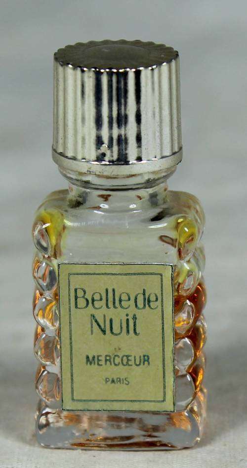 Half full miniature bottle Mercoeur Bell de  Nuit perfume 4ml