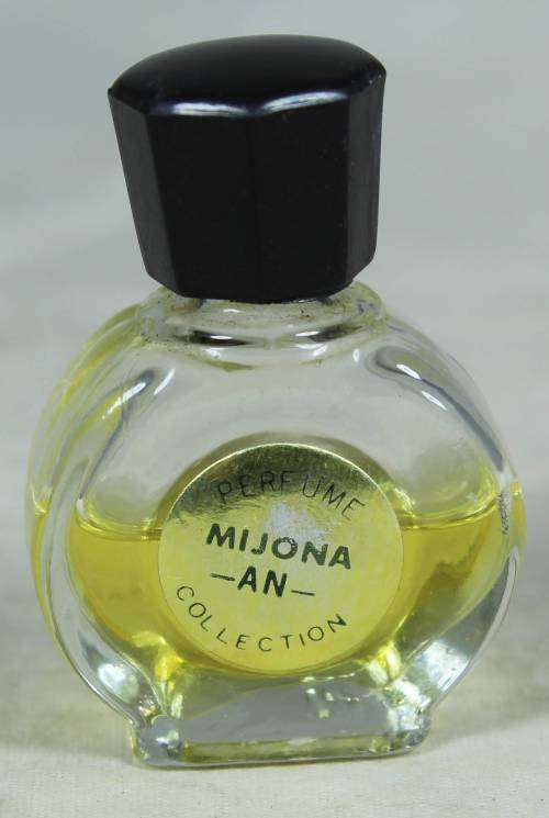 Half full miniature bottle Mijona collection perfume