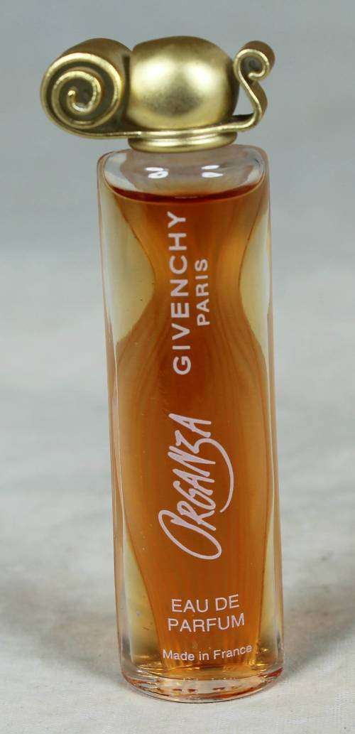 FULL MINIATURE BOTTLE OF GEVENCHY ORGANZA PERFUME-BID NOW!!