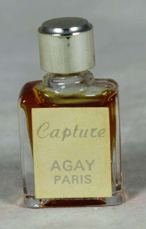 FULL MINIATURE BOTTLE OF AGAY CAPTURE PERFUME-BID NOW!!