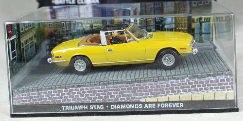 JAMES BOND 007 WITH MAGAZINE UNIVERSAL HOBBIES-Triumph Stag (Diamonds Are Forever #18)