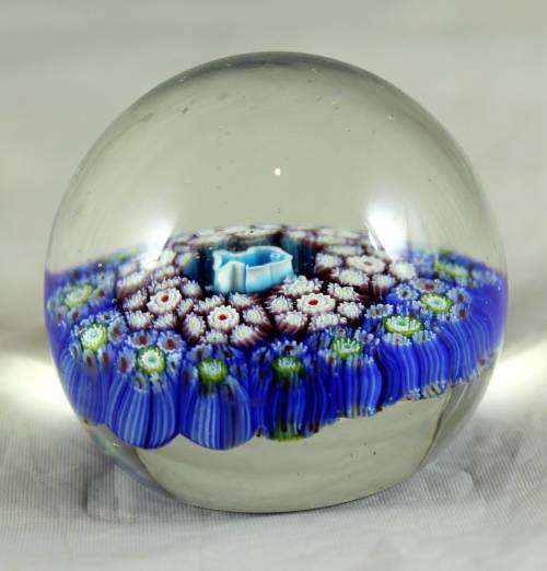 Glass Paperweight with Sea Motif - Beautiful!! - Bid Now!