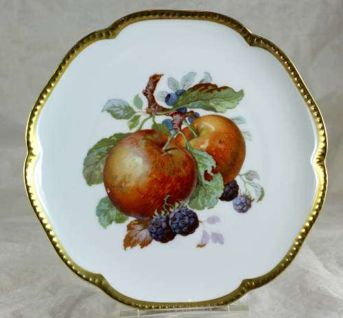 Silesia Display Plate - Apples - Bid Now!