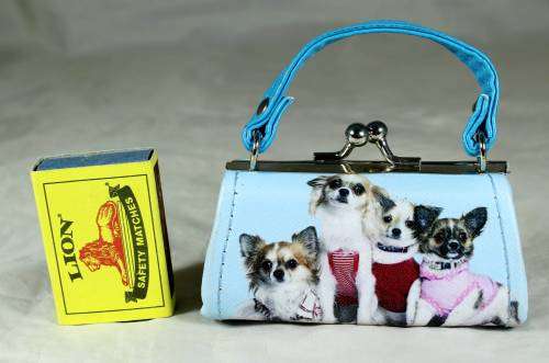 Small Doggy Themed Handbag - Beautiful! - Bid Now!!!