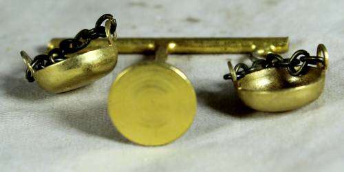 Miniature brass scales