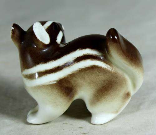 VINTAGE PORCELAIN SQUIRREL FROM USSR - BID NOW!!!