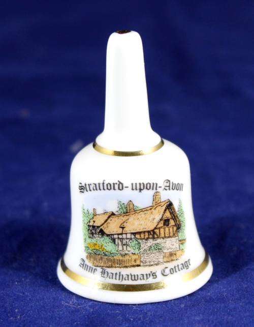 Stratford-Upon-Avon - Anne Hathaway`s Cottage - Miniature Bell - Gorgeous! - Bid Now!!!