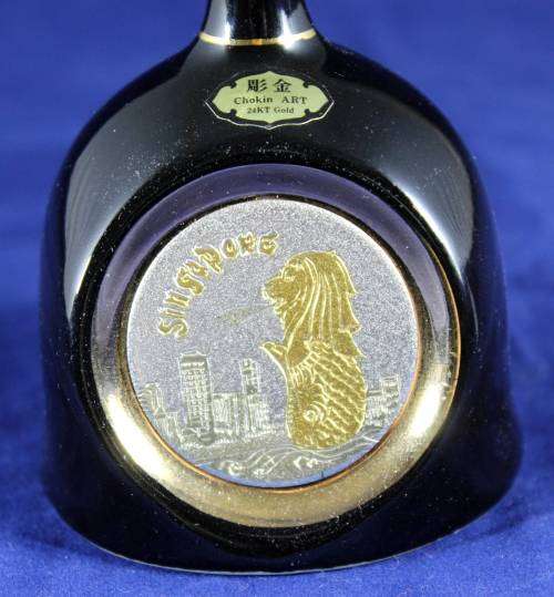 Singapore Chokin 24 kt Gold - Porcelain - Small Bell - Gorgeous! - Bid Now!!!