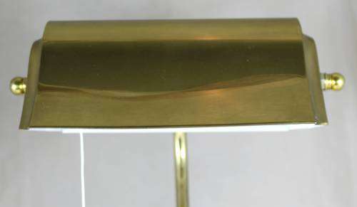 Traditional Bankers Light with Brass Shade - Act fast and bid now!!!