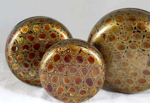 Set of three graduated containers