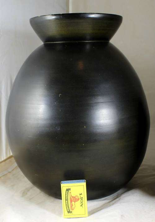 Pair of large bamboo vases
