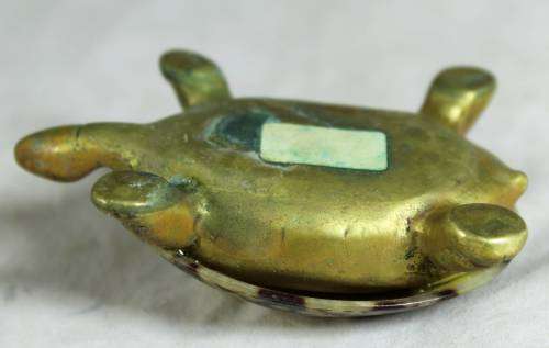 Miniature Brass Tortoise  Bid Now!!