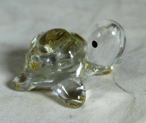 Miniature Glass Tortoise - Low Price!! Bid Now!!