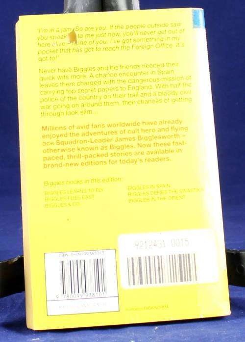 Captain W.E Johns - Biggles In Spain -  ISBN0099938103  - BID NOW!!