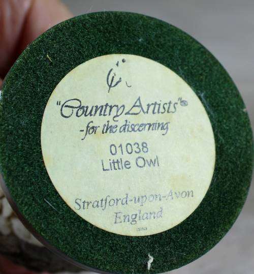 Country Artist ( Hand Made) Little Owl - Beautiful! - Bid Now!!!