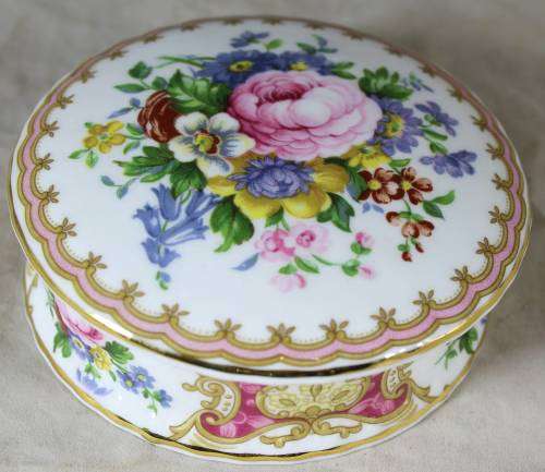 Royal Albert Lady Carlyle lidded trinket bowl
