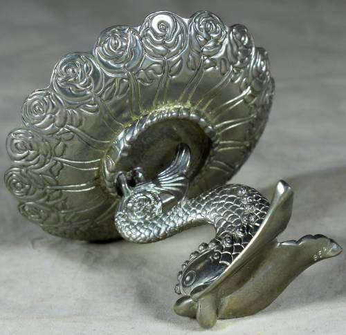 Ornate metal trinket holder