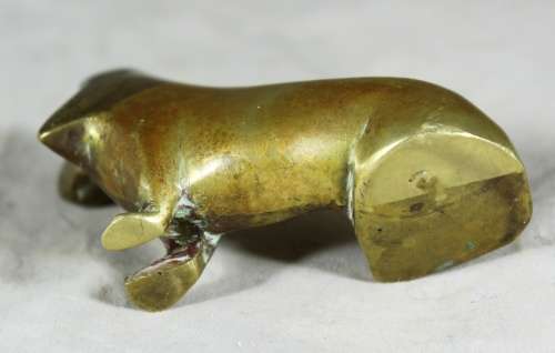 Miniature Bronze Basset Dog - Low Price!! Bid Now!!